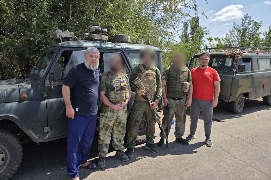 Махсус хәрби операция зонасына Казанның Ал таң мәчете һәм Ометьево бистәсе мөселманнарыннан гуманитар йөк тапшырылды